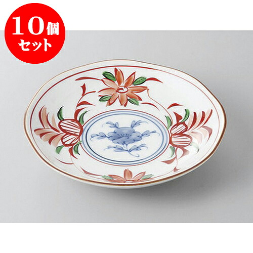 10個セット 組皿 花絵4.0皿 [12.3 x 2.8cm] | 組皿 和皿 取り皿 取り皿 おすすめ 万能 食器 業務用 飲食店 カフェ うつわ 器 おしゃれ かわいい お洒落 可愛い ギフト プレゼント 引き出物 内祝い 結婚祝い 誕生日 贈り物 贈答品 食器セット