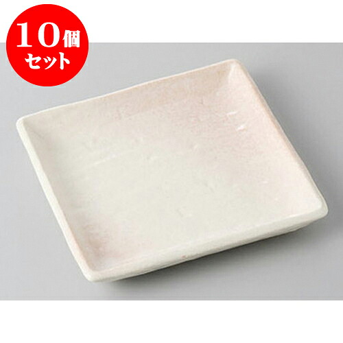 10個仕掛ける 銘々皿 桜志野銘々皿 [12 x 12糎] 土物 | 取り皿 取皿 中皿 和皿 和食器 食器 お役目用 飲食店 喫茶店 うつわ 器 今めかしい 可愛らしい 差し上げ物 差し上げ物 差し上げ物 内祝い 一緒になる祝賀会 生まれ落ちる日 差し上げ物 譲りわたす品 おすすめ 一般受け 食器仕掛ける