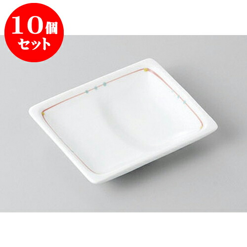 10個セット 小皿 駒筋長角変り千代久 [8 x 9.3 x 1.5cm] 強化 | 小皿 取り皿 人気 おすすめ 食器 業務用 飲食店 小さいお皿 カフェ うつわ 器 おしゃれ かわいい ギフト プレゼント 引き出物 誕生日 贈り物 贈答品 SNS 便利 内祝い 開店祝 普段使い 引っ越し祝い 食器セット