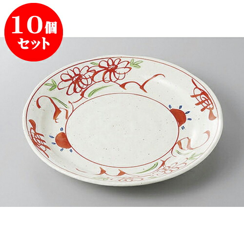 爆買い パーティー フルーツ皿 おすすめ 人気 盛皿 盛り皿 3cm X 24 粉引手描万暦7 0天皿 丸盛皿 10個セット パスタ皿 かわいい おしゃれ 贈答品 贈り物 誕生日 引き出物 プレゼント ギフト 器 うつわ カフェ 飲食店 業務用 食器 食器