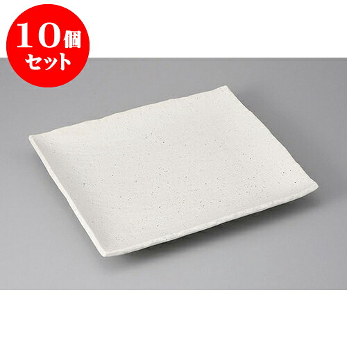 10個セット 長角盛皿 ソバ志野角盛皿 [30 x 26.2 x 3.5cm] | 盛り皿 盛皿 人気 おすすめ フルーツ皿 パーティー パスタ皿 食器 業務用 飲食店 カフェ うつわ 器 ギフト プレゼント 引き出物 誕生日 贈り物 贈答品 おしゃれ かわいい 食器セット｜せともの本舗