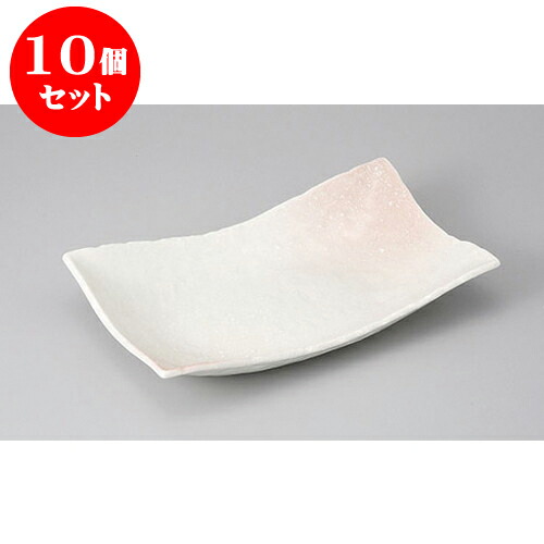 10個セット 長角盛皿 弥生ソリ皿(大) [25.7 x 15 x 4.8cm] | 盛り皿 盛皿 人気 おすすめ フルーツ皿 パーティー パスタ皿 食器 業務用 飲食店 カフェ うつわ 器 ギフト プレゼント 引き出物 誕生日 贈り物 贈答品 おしゃれ かわいい 食器セット
