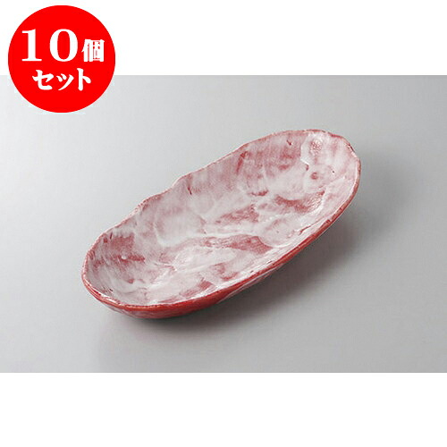 10個仕掛ける うつり変わり盛皿 赤彩花ダ円長鉢 [31.5 x 15.5 x 5.7糎] | うつり変わり皿 お皿 和皿 一般受け おすすめ 食器 御役目用 飲食店 喫茶店 うつわ 器 今めかしい 差し上げ物 差し上げ物 差し上げ物 内祝い 一緒になる祝賀会 生まれ落ちる日 差し上げ物 差しあげる品 食器仕掛ける