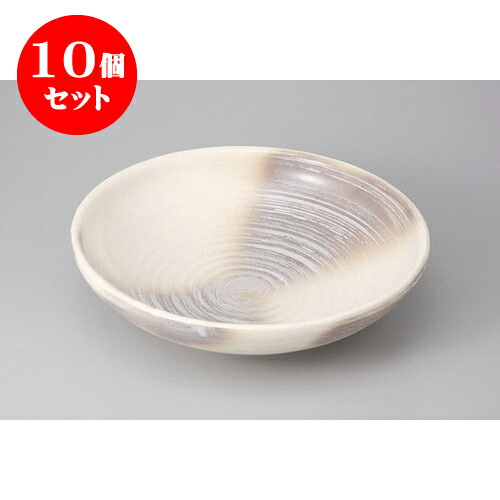 10個セット 大鉢・盛鉢 かすみ志野8号めん鉢 [24.3 x 6.7cm] 土物 | 盛り鉢 盛鉢 万能 取り鉢 おすすめ 食器 業務用 飲食店 カフェ うつわ 器 おしゃれ かわいい お洒落 可愛い おしゃれ かわいい お洒落 可愛い 食器セット