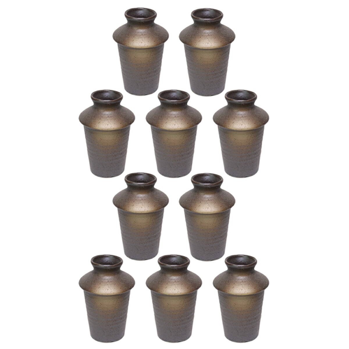 10個セット 冷酒 うでい燗冷徳利2合 [8.8 x 13cm 320cc] 土物 | 徳利 熱燗 冷酒 お酒 日本酒 バー bar 晩酌 人気 おすすめ 食器 業務用 飲食店 カフェ うつわ 器 おしゃれ かわいい ギフト プレゼント 引き出物 誕生日 贈り物 贈答品 食器セット｜せともの本舗