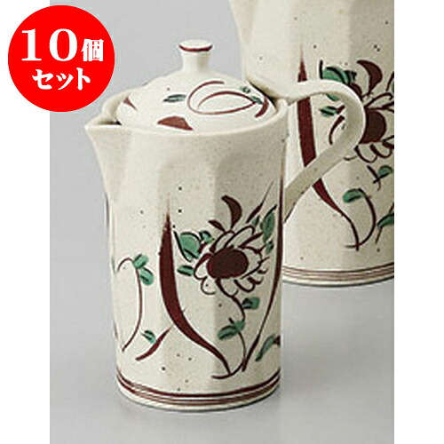 10個セット 冷酒 華赤絵燗冷酒器小 [11.3 x 6.8 x 13.1cm 230cc] | 熱燗 冷酒 日本酒 お酒 バー bar 晩酌 人気 おすすめ 食器 業務用 飲食店 カフェ うつわ 器 おしゃれ かわいい ギフト プレゼント 引き出物 誕生日 贈り物 贈答品 食器セット