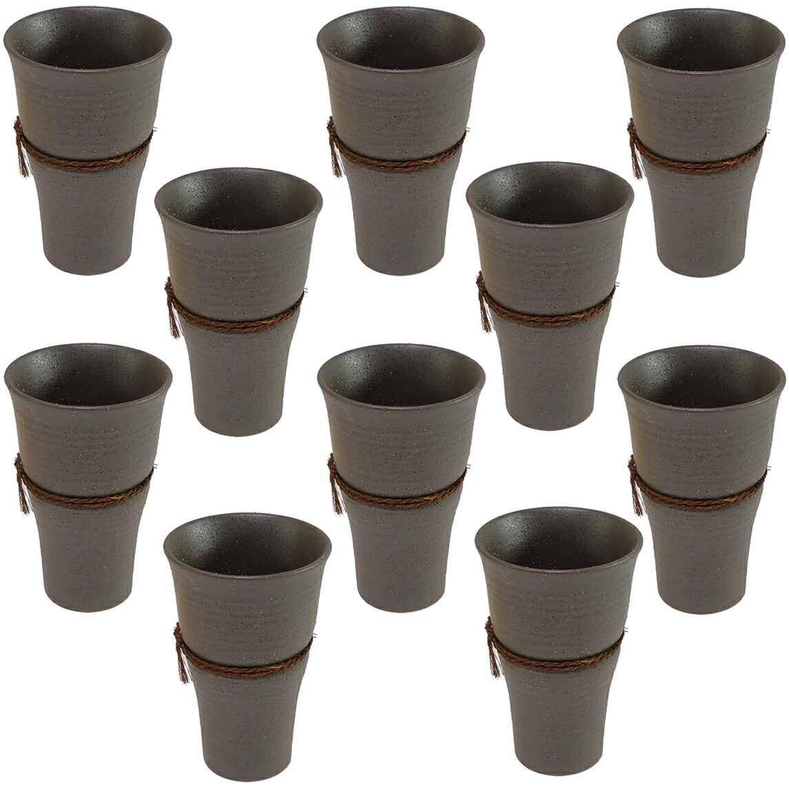 10個セット 焼酎カップ うでい湯割りカップ(大) [9.5 x 14.8cm 470cc] 土物 | 焼酎 ロックカップ コップ 焼酎カップ バー bar 晩酌 人気 おすすめ 食器 業務用 飲食店 カフェ うつわ 器 おしゃれ かわいい ギフト プレゼント 引き出物 誕生日 贈り物 贈答品 食器セット｜せともの本舗