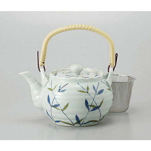 土瓶 新つゆ草六兵6号土瓶Uアミ付 [14.5 x 11.7cm 850cc] | ポット 急須 土瓶 お茶 大きい 一服 まったり 人気 おすすめ 食器 業務用 飲食店 カフェ うつわ 器 おしゃれ かわいい ギフト プレゼント 引き出物 誕生日 贈り物 贈答品