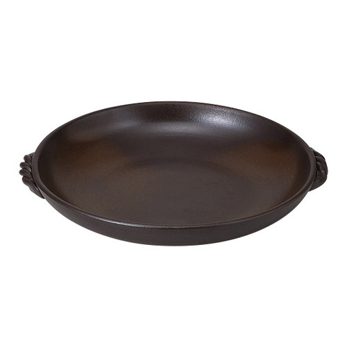耐熱食器 灰釉10号耐熱皿 [33.5 x 30.5 x 5cm] 直火 【料亭 旅館 和食器 飲食店 業務用】 8,665円