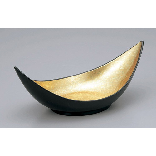 木・竹生産品 二色金箔尺1信玄盛器 [33.7 x 16.4 x 12.7糎] 塗 ] | 木製 竹製 木製風 竹風 皿 真っ盛り器 一般受け おすすめ 食器 日本食 お役目用 飲食店 喫茶店 うつわ 器 今めかしい 可愛らしい 差し上げ物 差し上げ物 差し上げ物 生まれ落ちる日 差し上げ物 譲りわたす品