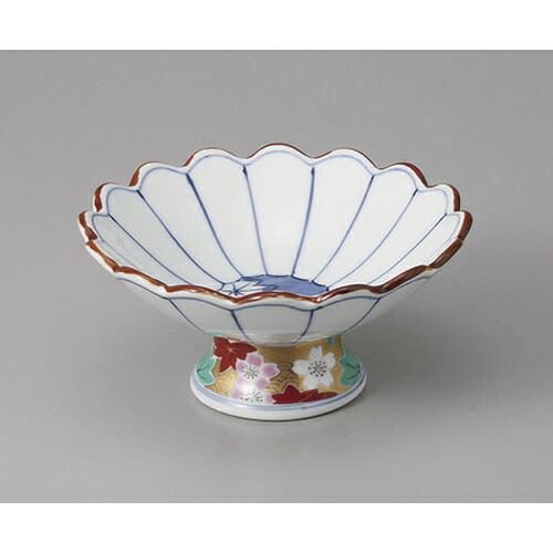 小鉢 菊割春秋高台4.3小鉢 [13 x 6.2cm] | 小鉢 小 小さい 鉢 ボウル 万能 人気 おすすめ 食器 業務用 飲食店 カフェ うつわ 器 おしゃれ かわいい ギフト プレゼント内祝い 結婚祝い 誕生日 贈り物 贈答品