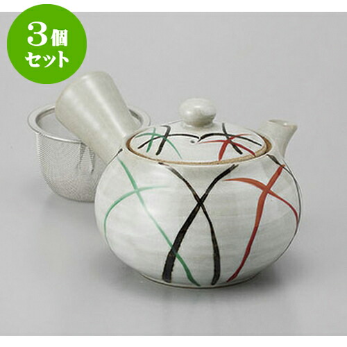 安いそれに目立つ 3個セット 急須 アシ3号急須 アミ付 U 11 X 9 5cm 4cc ポット 急須 きゅうす 土瓶 お茶 一服 まったり 人気 おすすめ 食器 業務用 飲食店 カフェ うつわ 器 おしゃれ かわいい ギフト プレゼント 引き出物 誕生日 贈り物 贈答品