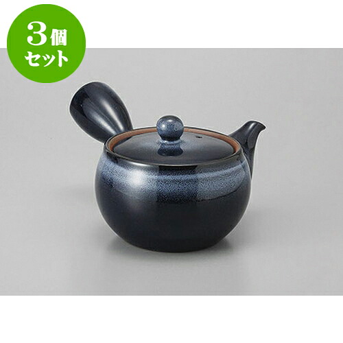 3個仕かける 急須 青釉2.2合帯網 [390竓] | ポット 急須 きゅうす 土瓶 茶の葉 薬の１回分 まったり 一般受け おすすめ 食器 御勤め用 飲食店 喫茶店 うつわ 器 格好のいい 可愛らしい 差し上げ物 差し上げ物 差し上げ物 生まれ落ちる日 差し上げ物 差し上げる品 食器仕かける