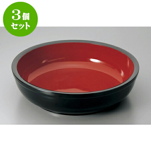 3個仕かける 目の前装具 内朱天黒 厚口こね鉢尺6 [48 x 12.5糎] | 一般受け おすすめ 食器 洋食器 御勤め用 飲食店 喫茶店 うつわ 器 格好のいい 可愛らしい 差し上げ物 差し上げ物 生まれ落ちる日 差し上げる品 食器仕かける 食器仕かける