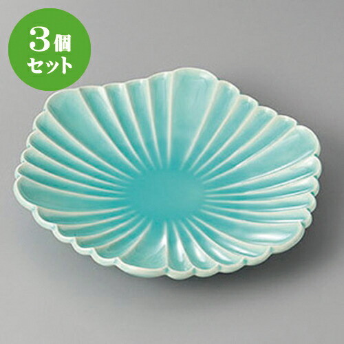 3個セット☆ 前菜皿 ☆マリンブルー菊彫六角皿 [ 18.6 x 17.6 x 3.5cm ] | 付出 前菜 アラカルト 人気 おすすめ 食器 業務用 飲食店 カフェ うつわ 器 おしゃれ かわいい ギフト プレゼント 引き出物 誕生日 贈り物 贈答品 食器セット｜せともの本舗