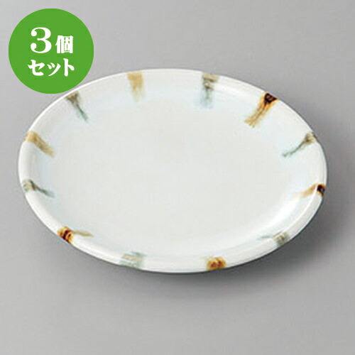 3個セット☆ 和皿 ☆渕二色刷毛５.０丸皿 [ 15.5 x 2.5cm ] | 中皿 デザート皿 取り皿 人気 おすすめ 食器 業務用 飲食店 カフェ うつわ ホテル 家庭用 器 SNS 内祝い ギフト プレゼント パーティ 引き出物 誕生日 記念日 贈り物 贈答品 SNS 食器セット