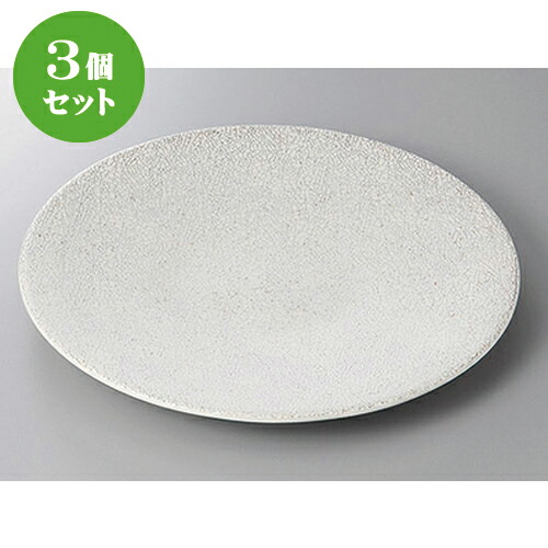 美しい 楽天市場 3個セット 丸盛皿 飛白１０ ０皿 30 5 X 3 2cm 盛皿 和食 取り皿 居酒屋 人気 おすすめ 食器 業務用 ファミリー 飲食店 カフェ うつわ ホテル 家庭用 器 おしゃれ Sns 内祝い ギフト プレゼント パーティ 引き出物