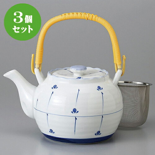 3個セット 有田土瓶 /めばえ６号土瓶 [ 1070cc ] | ポット 急須 土瓶 お茶 大きい 一服 まったり 人気 おすすめ 食器 業務用 飲食店 カフェ うつわ 器 おしゃれ かわいい ギフト プレゼント 引き出物 誕生日 贈り物 贈答品 食器セット