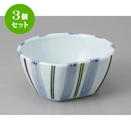 3個セット 小鉢 古染半月十草小鉢 [11.4 x 10.5 x 5.5cm] | 小鉢 小 小さい 鉢 ボウル 万能 人気 おすすめ 食器 業務用 飲食店 カフェ うつわ 器 おしゃれ かわいい ギフト プレゼント内祝い 結婚祝い 誕生日 贈り物 贈答品 食器セット