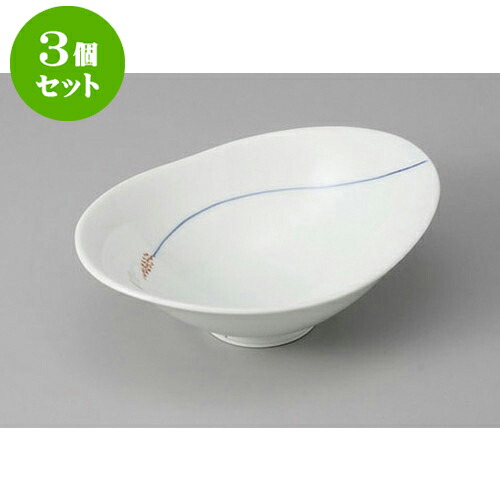 3個セット 変形小鉢 有田焼穂楕円小鉢 [16 x 12 x 5.5cm] | 小鉢 小 小さい 鉢 ボウル 万能 人気 おすすめ 食器 業務用 飲食店 カフェ うつわ 器 おしゃれ かわいい ギフト プレゼント内祝い 結婚祝い 誕生日 贈り物 贈答品 食器セット