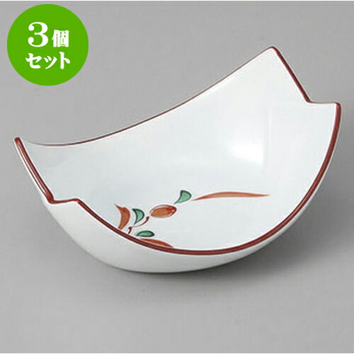 3個セット 珍味 一ツ花笹舟小付 [8.3 x 6.9 x 3.7cm] | 和食器 鉢 小鉢 ボウル 料亭 ホテル 食器 業務用 飲食店 カフェ うつわ 器 おしゃれ かわいい ギフト プレゼント 内祝い 誕生日 贈り物 贈答品 おすすめ 食器セット