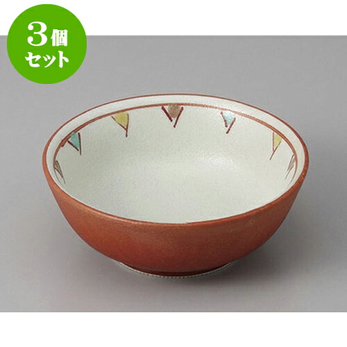 3個セット 松花堂 朱巻十草丸鉢 [11 x 4cm] | 小鉢 小 小さい 鉢 ボウル 万能 人気 おすすめ 食器 業務用 飲食店 カフェ うつわ 器 おしゃれ かわいい ギフト プレゼント内祝い 結婚祝い 誕生日 贈り物 贈答品 食器セット