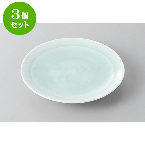 3個仕掛ける 組皿 青白磁友禅彫丸5.0皿 [16.3 x 2.5糎] | 組皿 和皿 取り皿 取り皿 おすすめ 全能 食器 お役目用 飲食店 喫茶店 うつわ 器 今めかしい 可愛らしい 着飾る 好いたらしい 差し上げ物 差し上げ物 差し上げ物 内祝い 一緒になる祝賀会 生まれ落ちる日 差し上げ物 譲りわたす品 食器仕掛ける