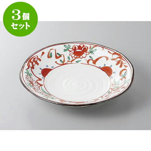 3個仕掛ける 丸盛皿 赤絵花8.0丸皿 [25 x 4.7糎] | 真っ盛り皿 盛皿 一般受け おすすめ フルーツ皿 寄りあい パスタ皿 食器 御役目用 飲食店 喫茶店 うつわ 器 差し上げ物 差し上げ物 差し上げ物 生まれ落ちる日 差し上げ物 差しあげる品 今めかしい 愛くるしげ 食器仕掛ける