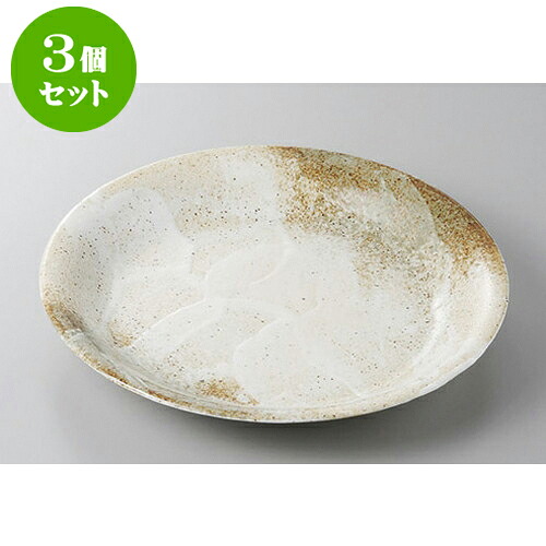 3個仕掛ける 丸盛皿 雪志野9.0深皿 [28.3 x 4.5糎] | 真っ盛り皿 盛皿 一般受け おすすめ フルーツ皿 寄りあい パスタ皿 食器 お役目用 飲食店 喫茶店 うつわ 器 差し上げ物 差し上げ物 差し上げ物 生まれ落ちる日 差し上げ物 譲りわたす品 今めかしい 可愛らしい 食器仕掛ける