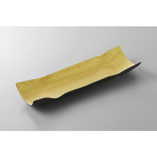 付出皿 金和紙模様付出皿 [21.2 x 13.1 x 4.3cm] | 付出 前菜 アラカルト 人気 おすすめ 食器 業務用 飲食店 カフェ うつわ 器 おしゃれ かわいい ギフト プレゼント 引き出物 誕生日 贈り物 贈答品