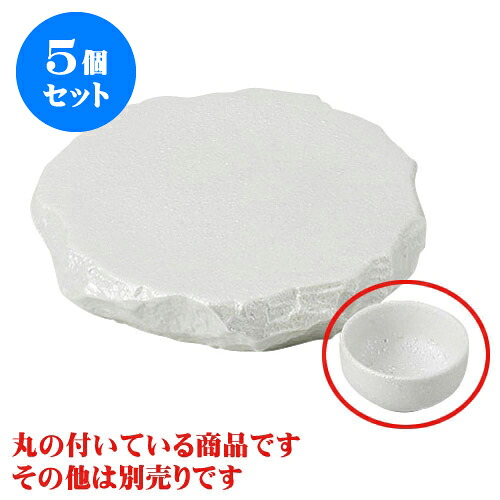 5個セット 刺身 ラスター丸千代久 [6.3 x 3.2cm] | 白 ホワイト 和食器 刺身 鉢 ボウル 料亭 ホテル 食器 業務用 飲食店 カフェ うつわ 器 おしゃれ かわいい ギフト プレゼント 内祝い 誕生日 贈り物 贈答品 おすすめ 食器セット