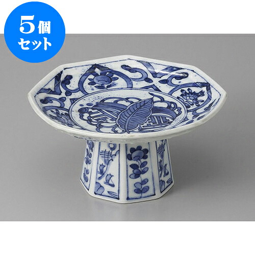 5個セット 向付 芙蓉高台向付 [16.8 x 8.3cm] | 和食器 鉢 小鉢 ボウル 浅鉢 料亭 ホテル 食器 業務用 飲食店 カフェ うつわ 器 おしゃれ かわいい ギフト プレゼント 内祝い 誕生日 贈り物 贈答品 おすすめ 食器セット