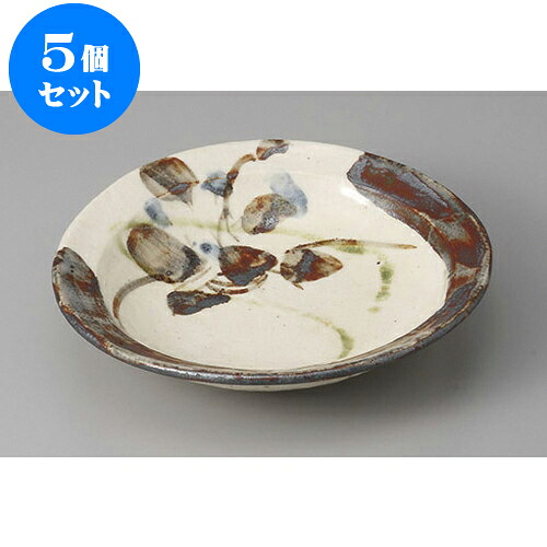 5個仕掛ける 向付 かぶら絵浅鉢 [19.2 x 18.7 x 4.2糎] | 和食器 鉢 小鉢 どんぶり鉢 浅鉢 食べ物屋 泊まり 食器 お役目用 飲食店 喫茶店 うつわ 器 今めかしい 可愛らしい 差し上げ物 差し上げ物 内祝い 生まれ落ちる日 差し上げ物 譲りわたす品 おすすめ 食器仕掛ける