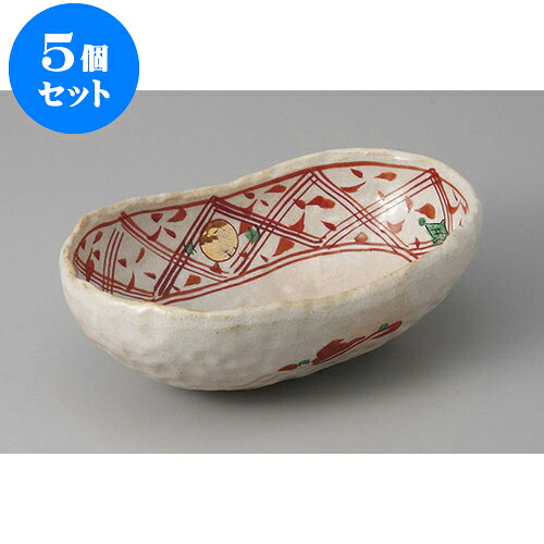 5個セット 向付 宝珠楕円深鉢 [17.6 x 11 x 6.3cm] | 和食器 鉢 小鉢 ボウル 浅鉢 料亭 ホテル 食器 業務用 飲食店 カフェ うつわ 器 おしゃれ かわいい ギフト プレゼント 内祝い 誕生日 贈り物 贈答品 おすすめ 食器セット｜せともの本舗