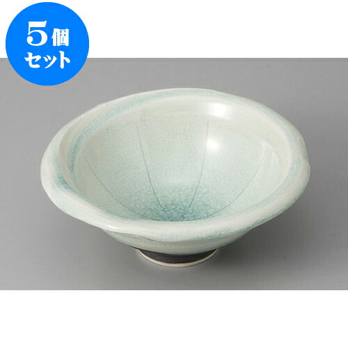 5個セット 向付 御深井ひねり向付 [15.5 x 6.3cm] | 和食器 鉢 小鉢 ボウル 浅鉢 料亭 ホテル 食器 業務用 飲食店 カフェ うつわ 器 おしゃれ かわいい ギフト プレゼント 内祝い 誕生日 贈り物 贈答品 おすすめ 食器セット