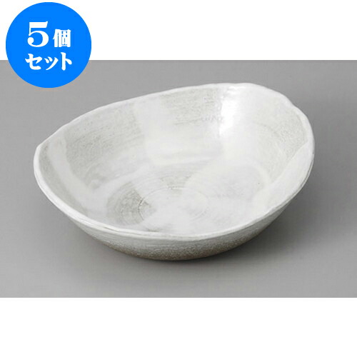 5個セット 向付 うのふ6.0変型鉢 [18.5 x 16.5 x 5cm] | 和食器 鉢 小鉢 ボウル 浅鉢 料亭 ホテル 食器 業務用 飲食店 カフェ うつわ 器 おしゃれ かわいい ギフト プレゼント 内祝い 誕生日 贈り物 贈答品 おすすめ 食器セット