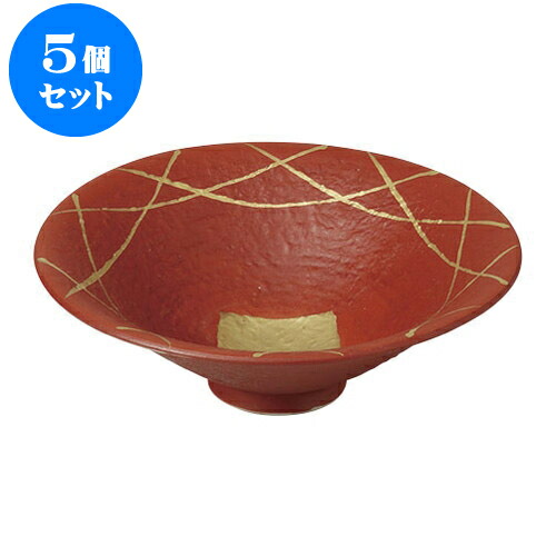 5個セット 小鉢 朱巻金彩反小鉢 [13.7 x 4.5cm] | 小鉢 小 小さい 鉢 ボウル 万能 人気 おすすめ 食器 業務用 飲食店 カフェ うつわ 器 おしゃれ かわいい ギフト プレゼント内祝い 結婚祝い 誕生日 贈り物 贈答品 食器セット 26,741円