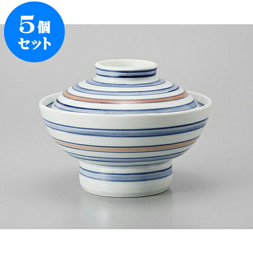 5個セット 蓋付大茶 駒筋丸高台蓋丼 [15.5 x 11.4cm] | 丼ぶり 丼 どんぶり 食器 業務用 飲食店 カフェ うつわ 器 おしゃれ かわいい お洒落 可愛い ギフト プレゼント 引き出物 内祝い 結婚祝い 誕生日 贈り物 贈答品 おすすめ 人気 食器セット