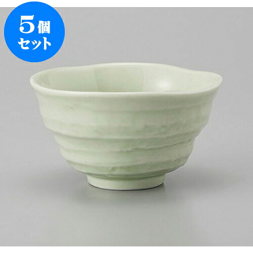 5個セット 千茶 ひわ青磁六兵衛煎茶 [9.6 x 5.5cm] | 湯呑 湯のみ せん茶 千茶 一服 人気 おすすめ 食器 業務用 飲食店 カフェ うつわ 器 おしゃれ かわいい ギフト プレゼント 引き出物 誕生日 贈り物 贈答品 食器セット