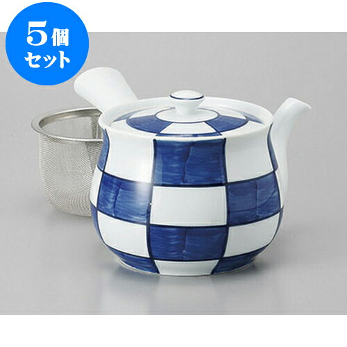 正規激安 5個セット 有田焼急須 有田焼濃市松u付大急須 650cc ポット 急須 きゅうす 土瓶 お茶 一服 まったり 人気 おすすめ 食器 業務用 飲食店 カフェ うつわ 器 おしゃれ かわいい ギフト プレゼント 引き出物 誕生日 贈り物 贈答品 国内最安値 Libartes Rs
