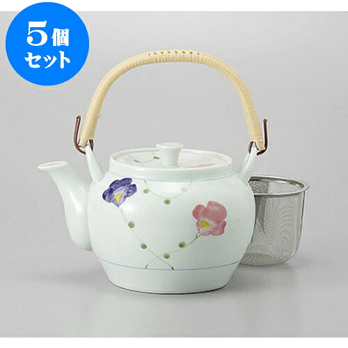 5個セット 有田焼土瓶 有田焼りぼんU付8号土瓶 [1100cc] | ポット 急須 土瓶 お茶 大きい 一服 まったり 人気 おすすめ 食器 業務用 飲食店 カフェ うつわ 器 おしゃれ かわいい ギフト プレゼント 引き出物 誕生日 贈り物 贈答品 食器セット｜せともの本舗 26,348円
