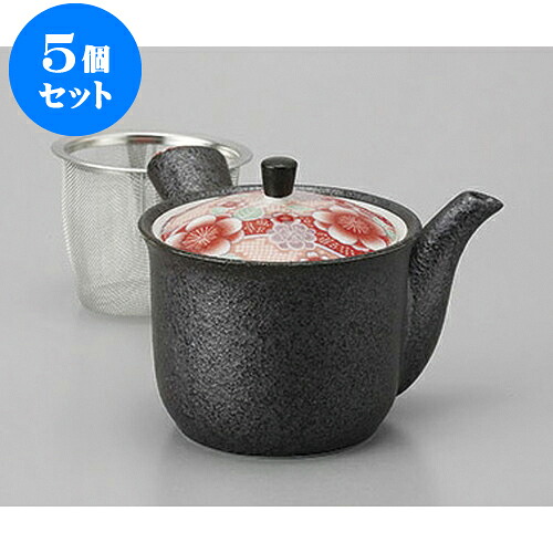 5個仕掛ける 急須 華友禅黒反急須 [8.9 x 9.3糎 280竓] | ポット 急須 きゅうす 土瓶 茶の葉 薬の１回分 まったり 一般受け おすすめ 食器 御役目用 飲食店 喫茶店 うつわ 器 今めかしい 愛くるしげ 差し上げ物 差し上げ物 差し上げ物 生まれ落ちる日 差し上げ物 差しあげる品 食器仕掛ける
