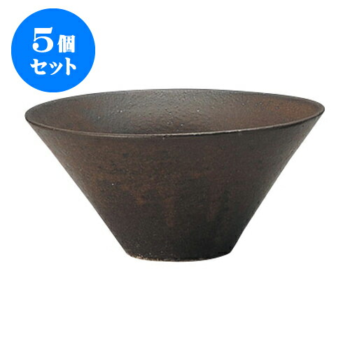 5個セット デリカウェア ダークブラウン多用鉢(大) [18 x 8.6cm] | 人気 おすすめ 食器 洋食器 業務用 飲食店 カフェ うつわ 器 おしゃれ かわいい ギフト プレゼント 誕生日 贈答品 食器セット 食器セット