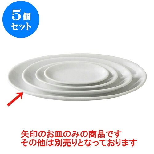 5個セット デリカウェア ルナホワイト29cmリムプラター [29.2 x 20.9 x 4.1cm] | 人気 おすすめ 食器 洋食器 業務用 飲食店 カフェ うつわ 器 おしゃれ かわいい ギフト プレゼント 誕生日 贈答品 食器セット 食器セット