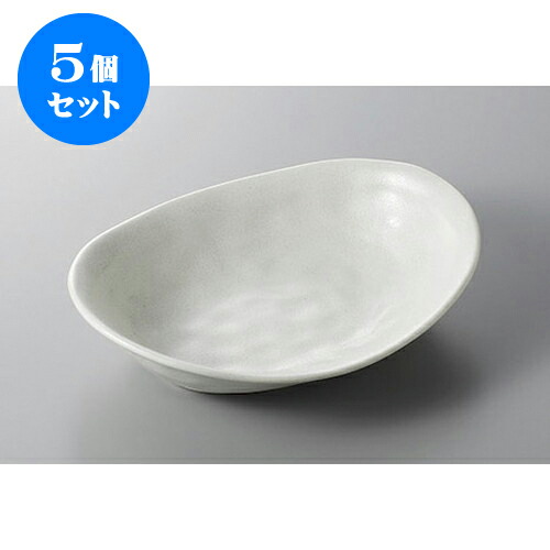 5個セット サービスプレート 白曙カレー [23.5 x 18 x 5.1cm]| 中皿 サラダ パスタ 取り皿 プレート 人気 おすすめ 食器 洋食器 業務用 飲食店 カフェ うつわ 器 おしゃれ かわいい ギフト プレゼント 引き出物 誕生日 贈り物 贈答品 食器セット