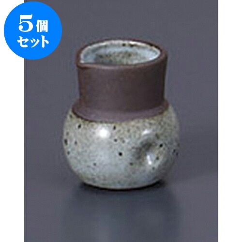 5個セット 洋陶単品 唐津ピッチャー [4.8 x 4.5 x 6.6cm 80cc] | ソース 入れ ドレッシング サラダ ポット カスター 人気 おすすめ 食器 洋食器 業務用 飲食店 カフェ うつわ 器 おしゃれ かわいい ギフト プレゼント 引き出物 誕生日 贈り物 贈答品 食器セット｜せともの本舗