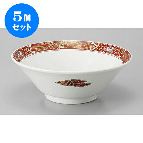 5個セット 中華丼 金朱鳳切立6.8丼 [21 x 7.7cm] | 丼 丼ぶり どんぶり ラーメン チャーハン 人気 おすすめ 食器 中華 飯店 中華食器 業務用 飲食店 カフェ うつわ 器 おしゃれ かわいい ギフト プレゼント 引き出物 誕生日 贈り物 贈答品 食器セット｜せともの本舗
