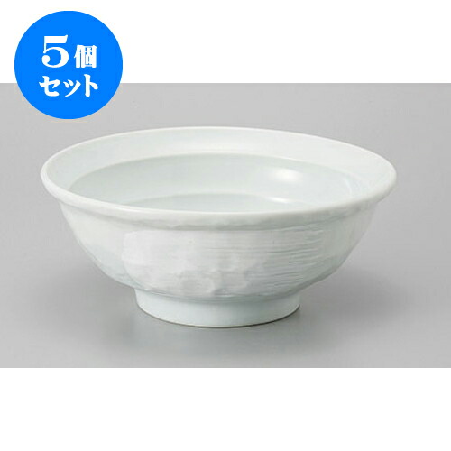 5個セット 中華丼 白刷毛青磁石目6.8ラーメン [21.3 x 8.5cm] | 丼 丼ぶり どんぶり ラーメン チャーハン 人気 おすすめ 食器 中華 飯店 中華食器 業務用 飲食店 カフェ うつわ 器 おしゃれ かわいい ギフト プレゼント 引き出物 誕生日 贈り物 贈答品 食器セット