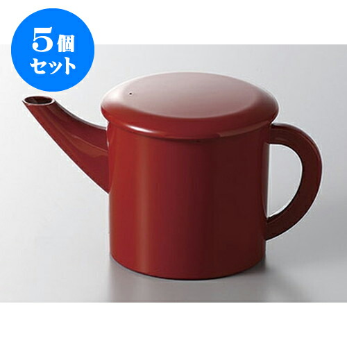 5個セット そば用品 丸ゆとう大 赤 [10.5 x 10.1cm] | 人気 おすすめ 食器 洋食器 業務用 飲食店 カフェ うつわ 器 おしゃれ かわいい ギフト プレゼント 誕生日 贈答品 食器セット 食器セット