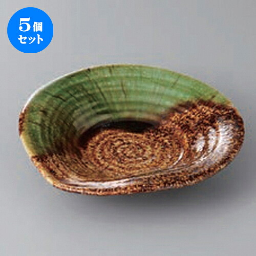 5個仕掛ける ☆ 向付 ☆アメ唐草織部流５.５浅鉢 [ 18 x 17.5 x 3.7糎 ] | 和食器 鉢 小鉢 どんぶり鉢 浅鉢 料理茶屋 泊まり 食器 御役目用 飲食店 喫茶店 うつわ 器 かっこ良い 愛くるしげ 差し上げ物 差し上げ物 内祝い 生まれ落ちる日 差し上げ物 さし上げる品 おすすめ 食器仕掛ける キッチン用品・食器・調理器具-食器・カトラリー・グラス